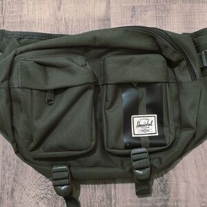 Herschel Supply Co. Eighteen Hip Periscope Ripstop Crossbody Army Green Pack